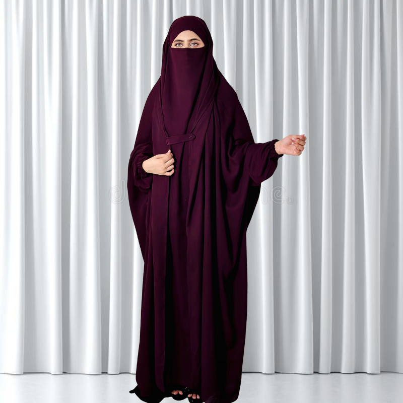 saudi jilbab (black) - Image 9
