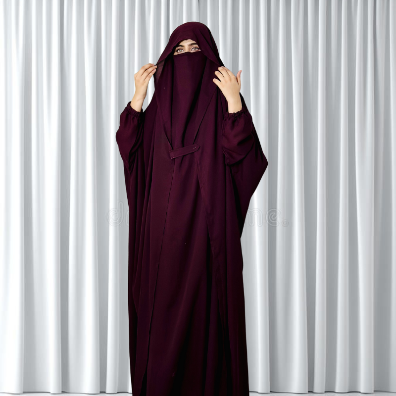 Saudi jilbab (pink) - Image 5
