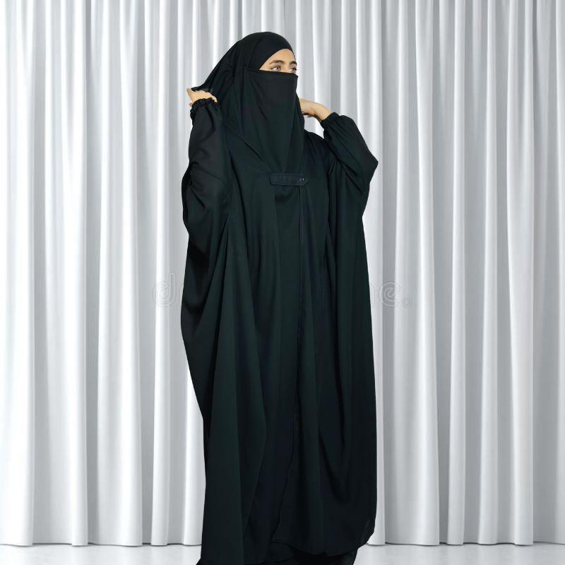 saudi jilbab (black) - Image 6