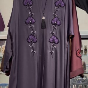 Handwork abaya (purple)