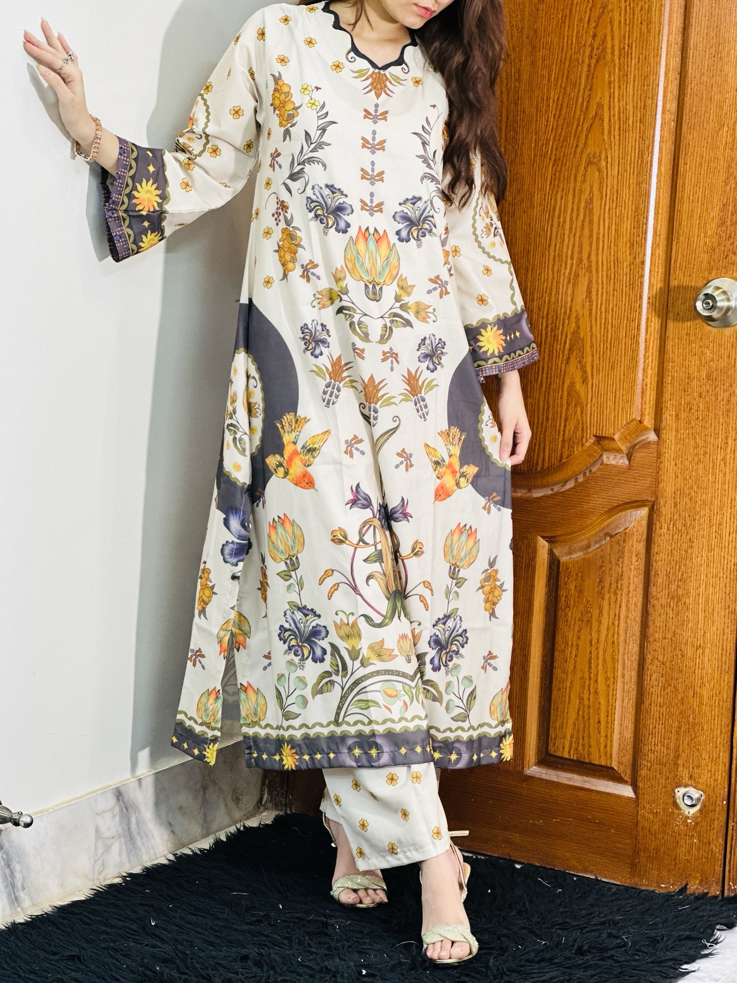 Silk kaftan 2 pcs - Image 5