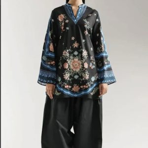 MUZANG FARSHI (Ethnc Inspired) 2 Piece Suit Black